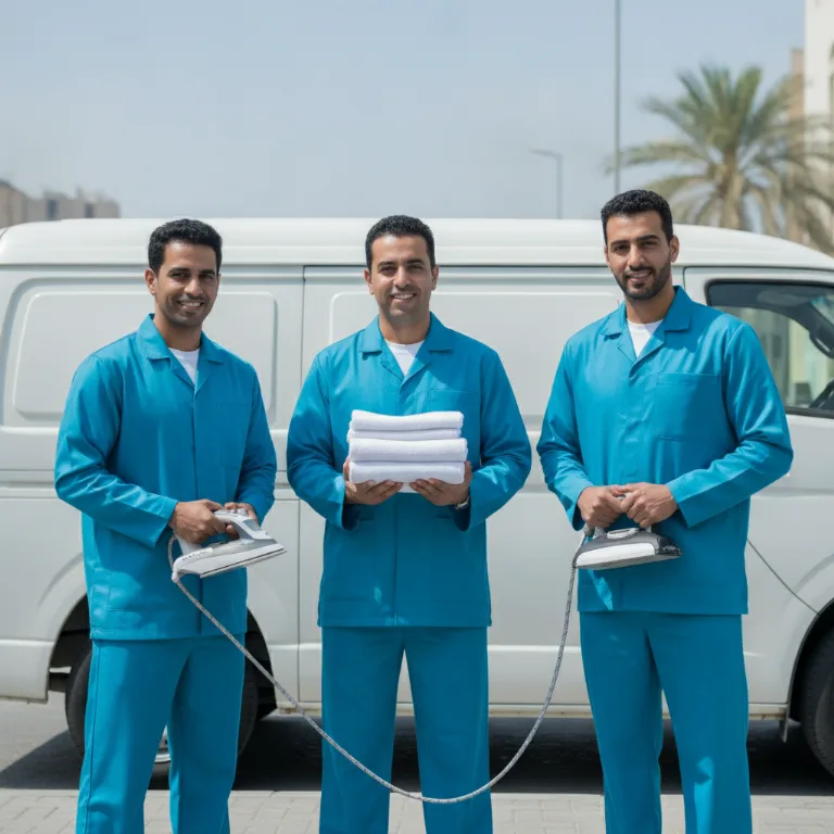 Luxury Laundry team in Dubai Investments Park